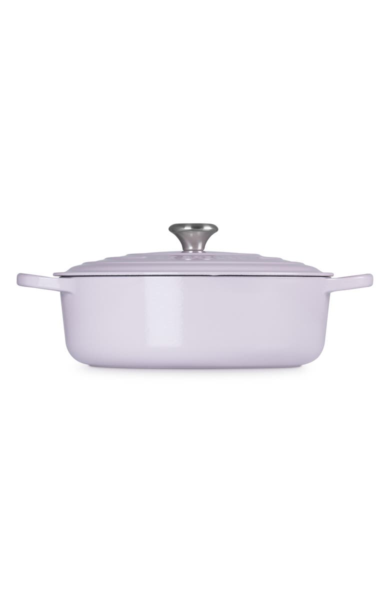 Le Creuset Signature 6 3/4-Quart Round Wide French/Dutch Oven, Alternate, color, Shallot