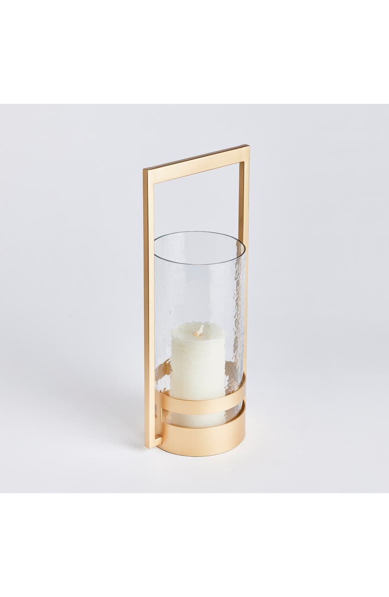 Napa Home & Garden Atrio Hurricane Candle Holder, Alternate, color, Gold