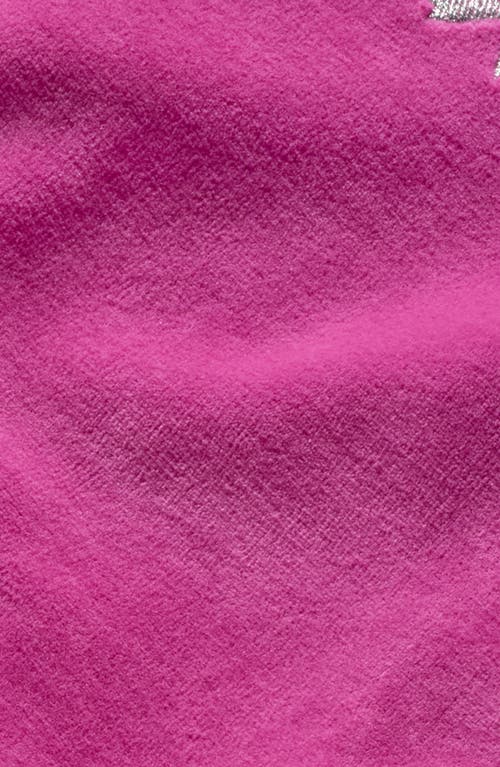 Tucker + Tate Kids' Bow Embroidered Velour Full Zip Hoodie In Pink