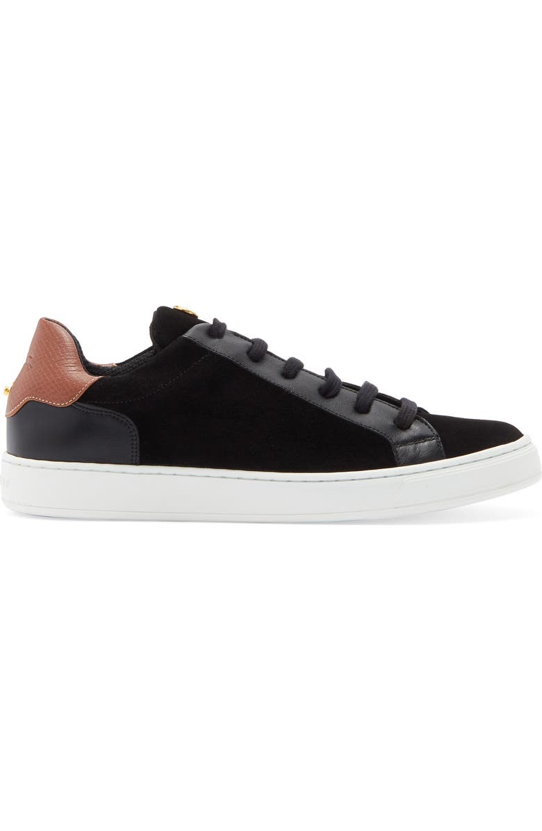 Longchamp Heel Patch Low Top Sneaker, Alternate, color,