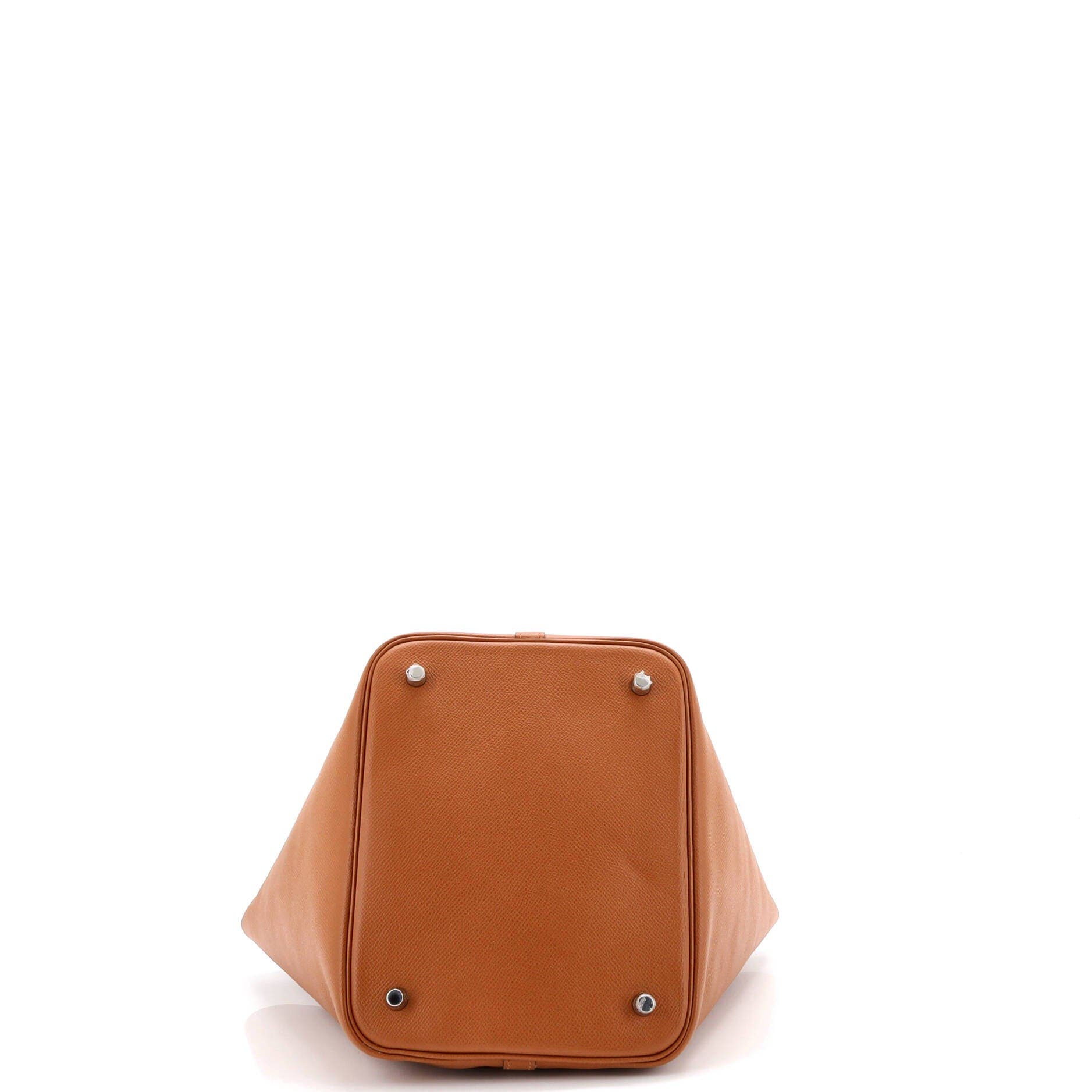 Picotin Lock Bag Tressage Epsom MM, Alternate, color, Brown