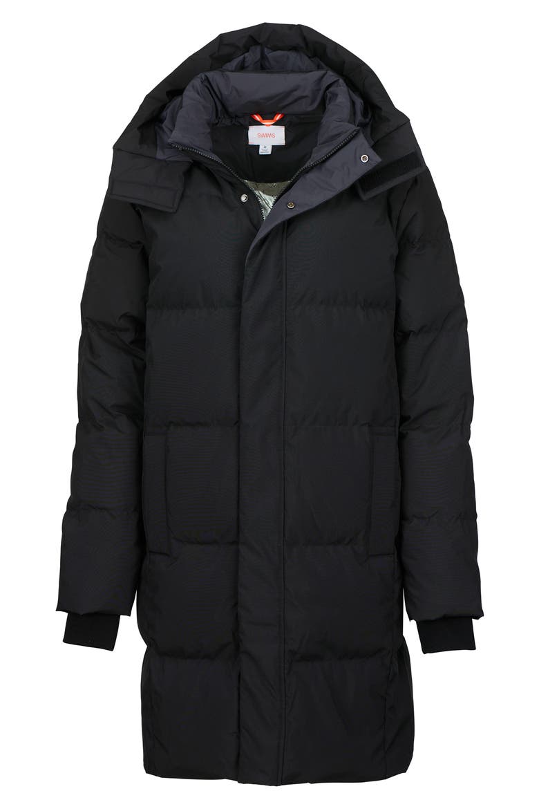 Ullr Down Hooded Parka, Alternate, color, BLACK