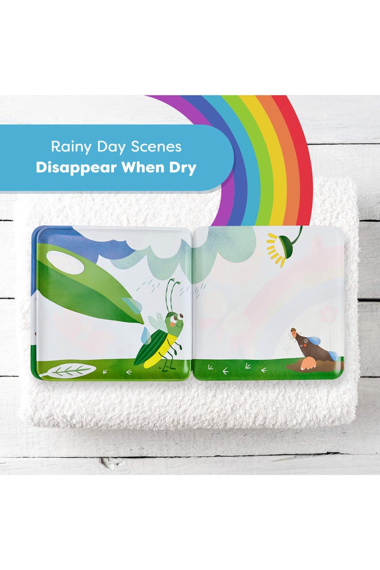 Magic Rain Color Changing Bath Book, Alternate, color, Yellow Multi