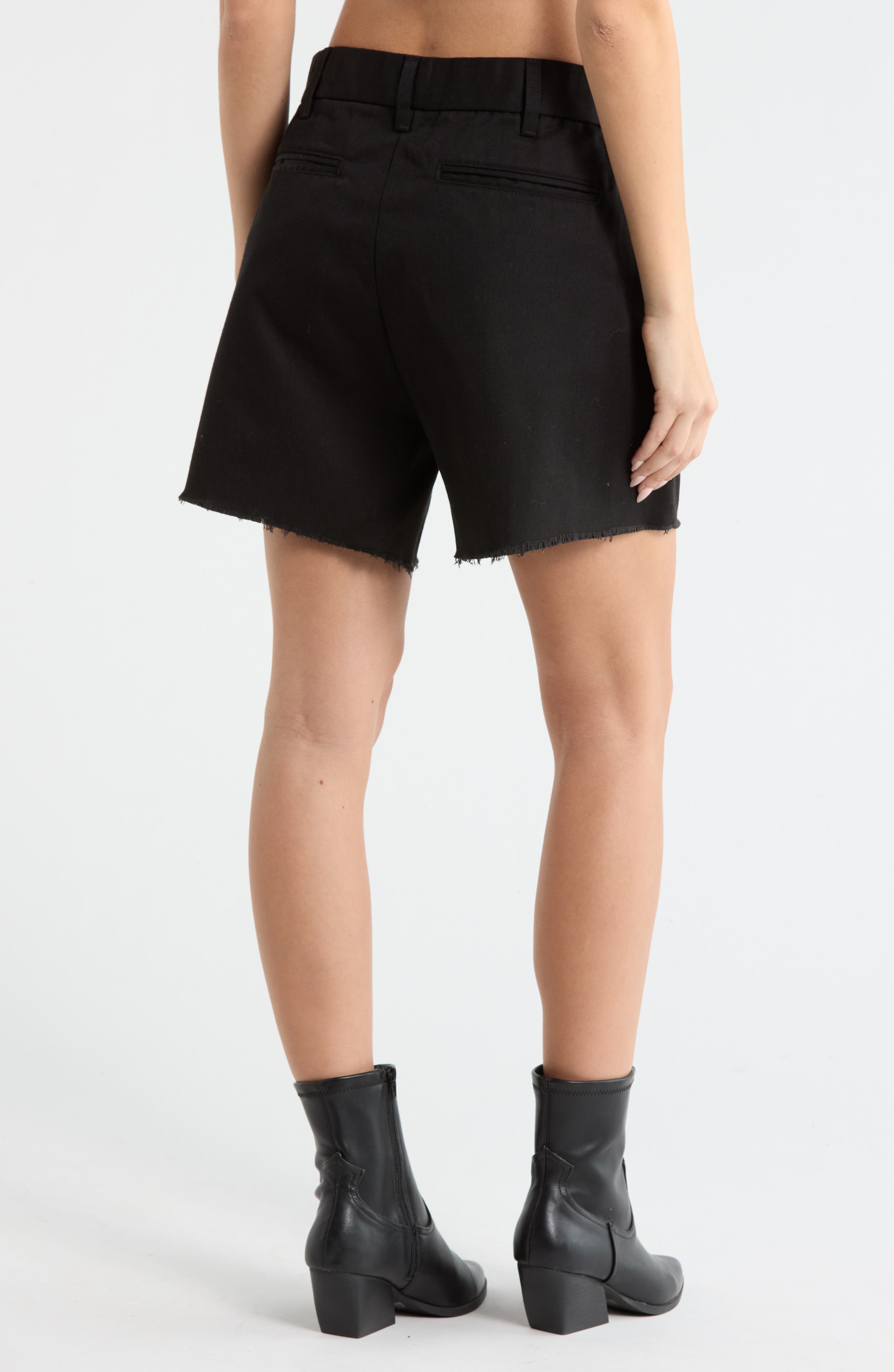 Cut Off Cotton Shorts - image 2