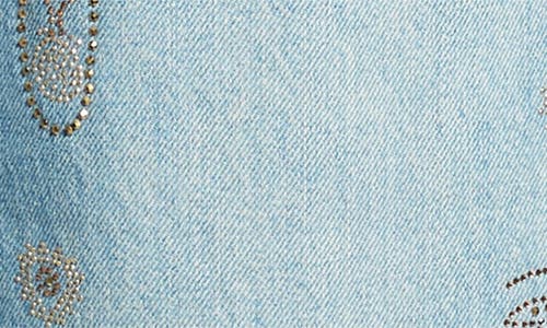 Shop Camilla Crystal Hieroglyph Girlfriend Jeans In Denim