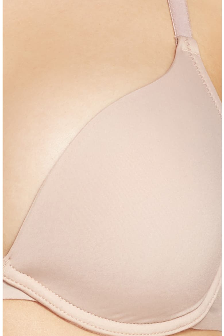 Pristine Push-Up Convertible Plunge Bra, Alternate, color, LIGHT MOCHA