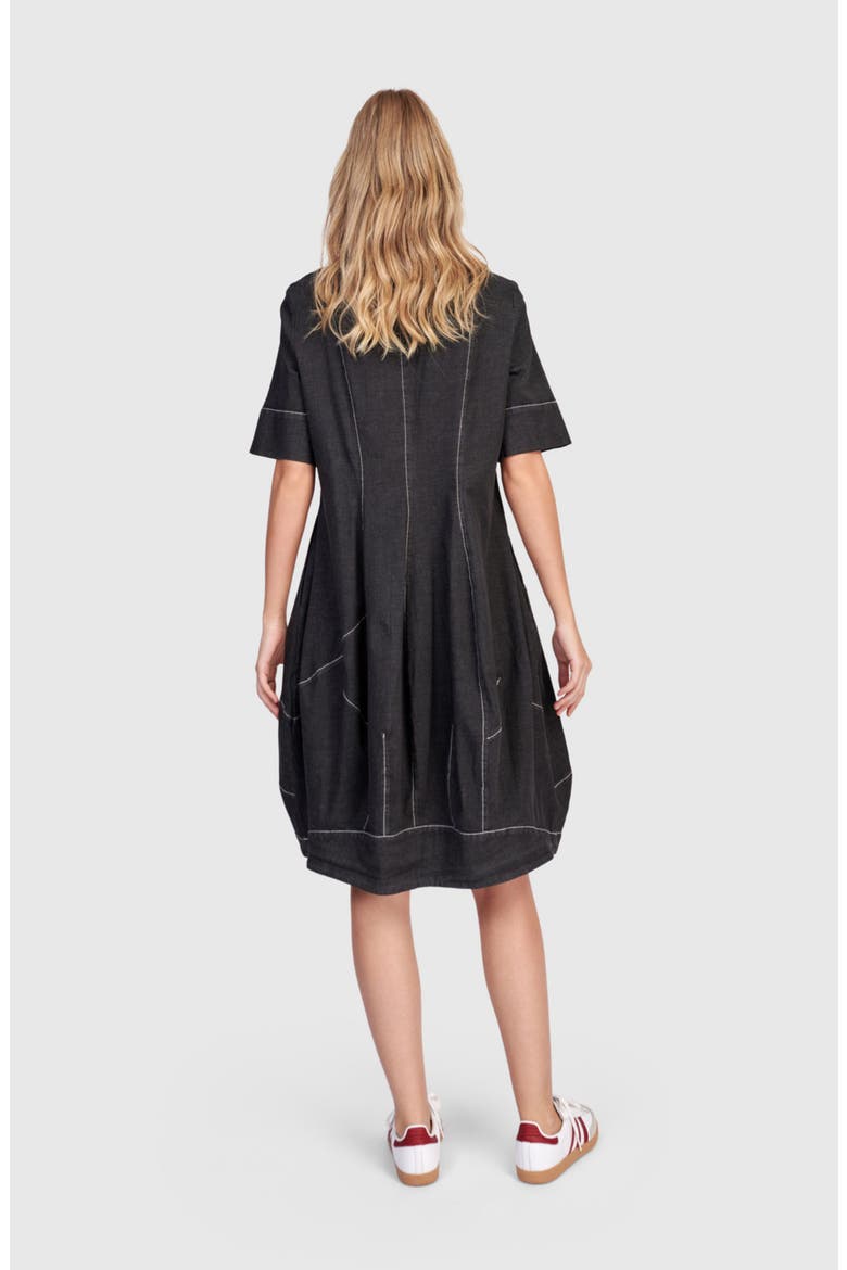 Barbie Wonderful Shirt Dress, Alternate, color, Black Denim