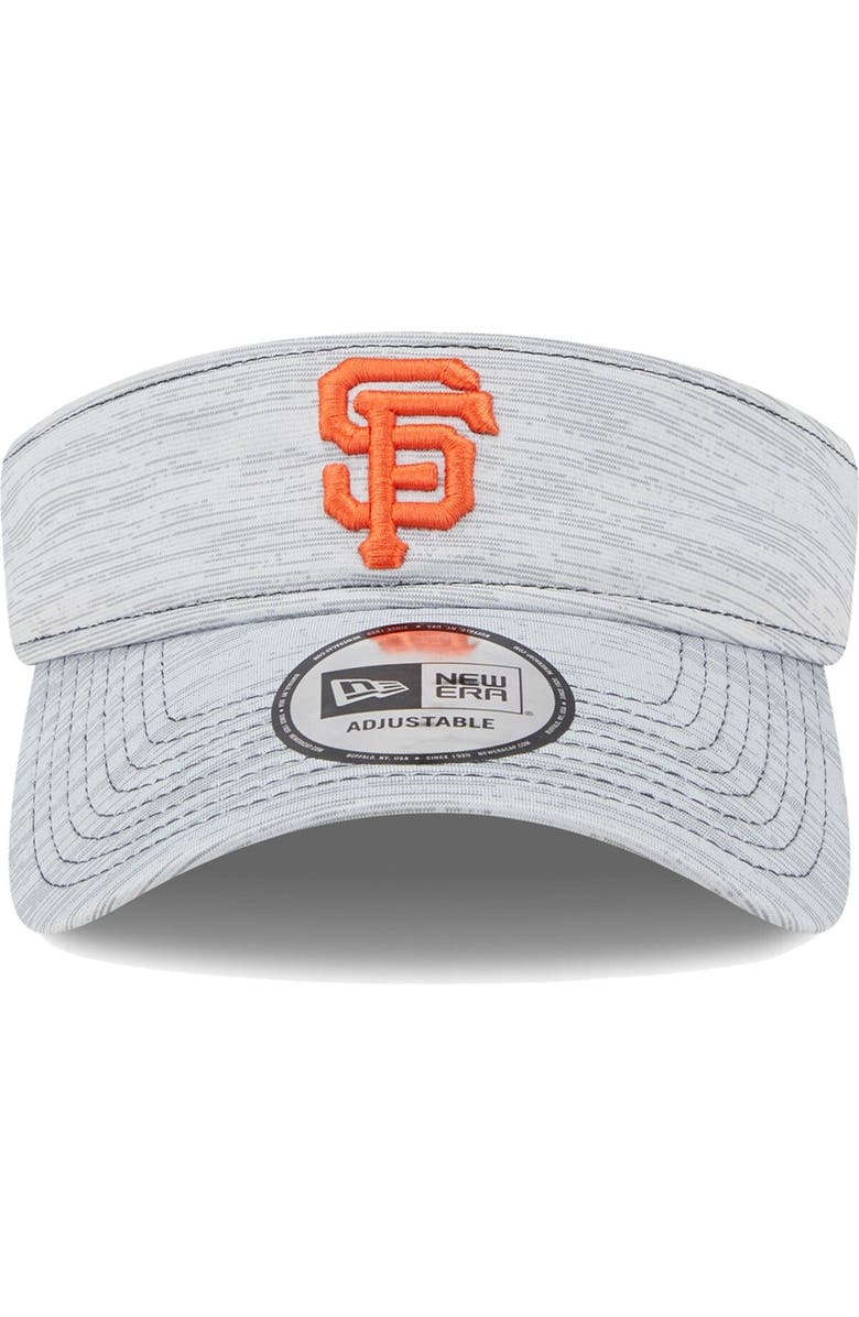 New Era Men's New Era Gray San Francisco Giants Adjustable Visor, Alternate, color, Gray