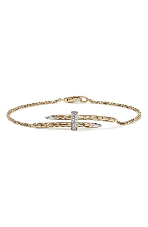 John Hardy Spear Station Bracelet Gold