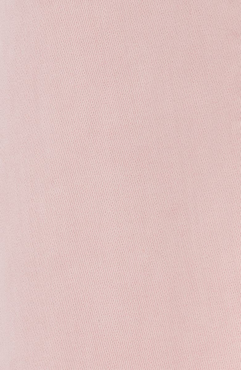 Bayeas Raw Hem High Waist Crop Relaxed Straight Leg Jeans, Alternate, color, Pink