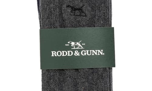 Rodd & Gunn Assorted 2-pack Dunedin Cabled Cotton Blend Socks In Charcoal/denim