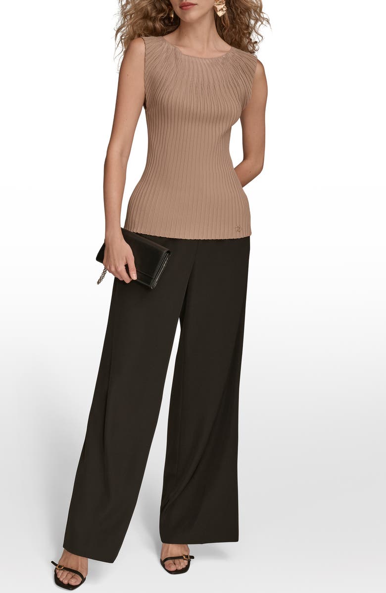 Donna Karan New York Rib Sleeveless Top, Alternate, color, Nolita