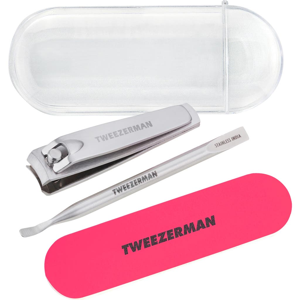 Tweezerman Mini Neon Nail Care Set In No Color