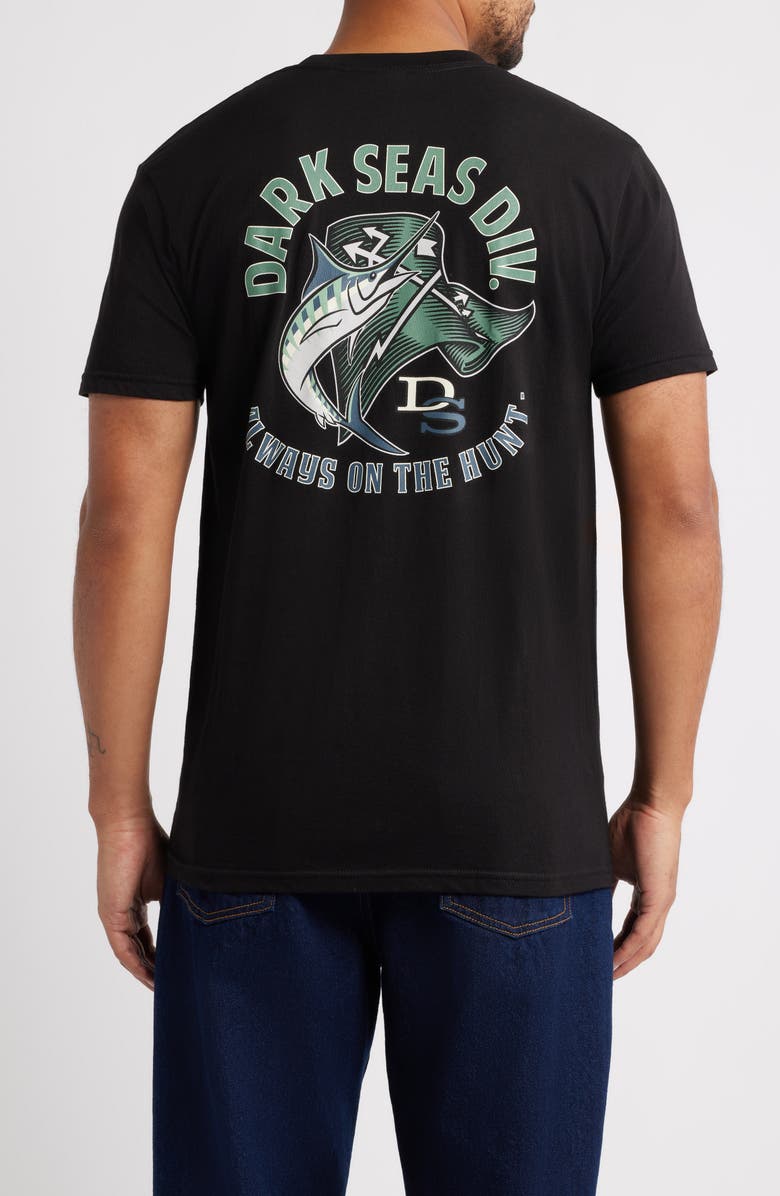 DARK SEAS Fly the Flag Cotton Graphic T-Shirt, Alternate, color, Black