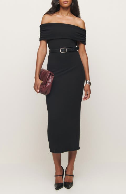 Josefina Off the Shoulder Knit Dress