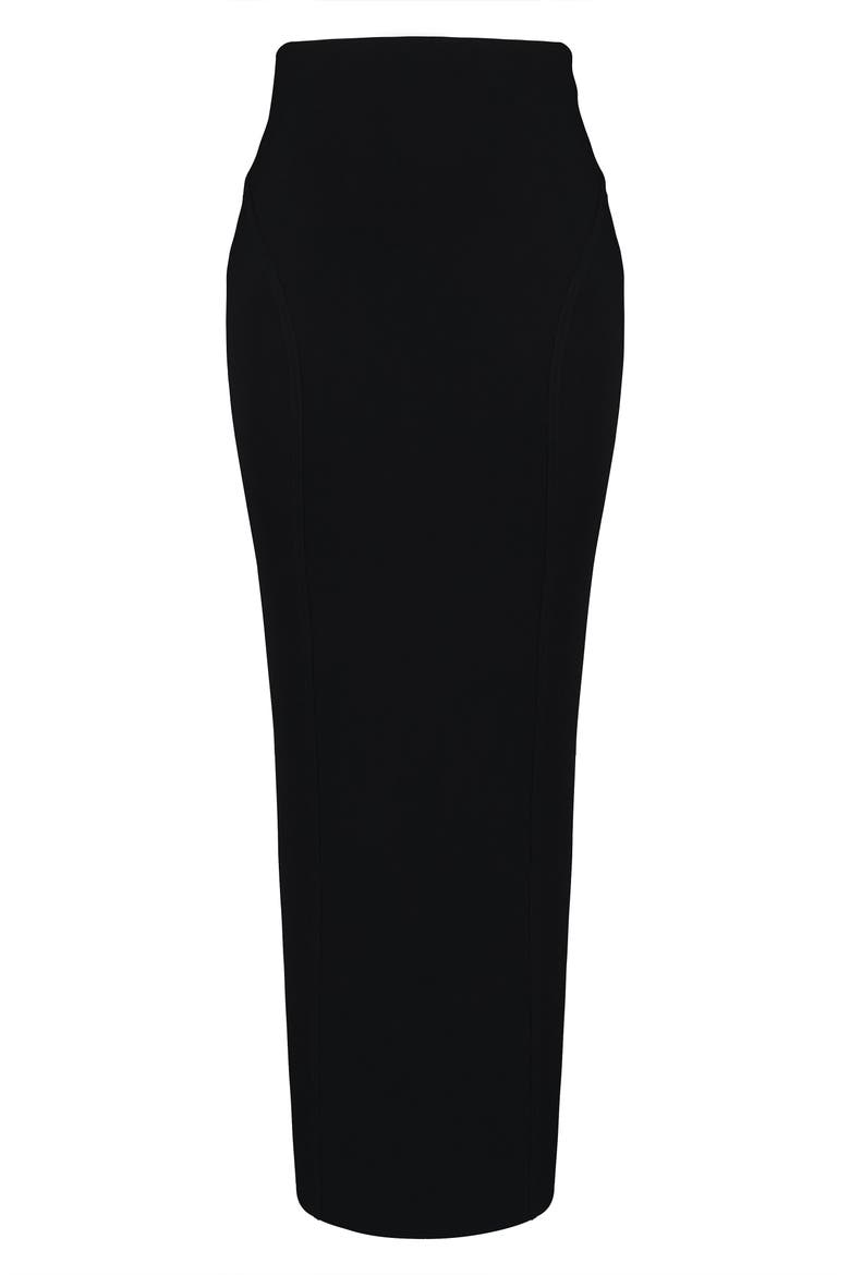 The Midi Skirt, Alternate, color, BLACK