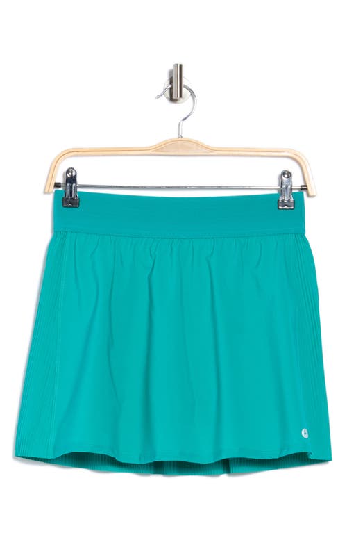 90 Degree By Reflex Lightstreme Hybrid Pleated Skort In Green