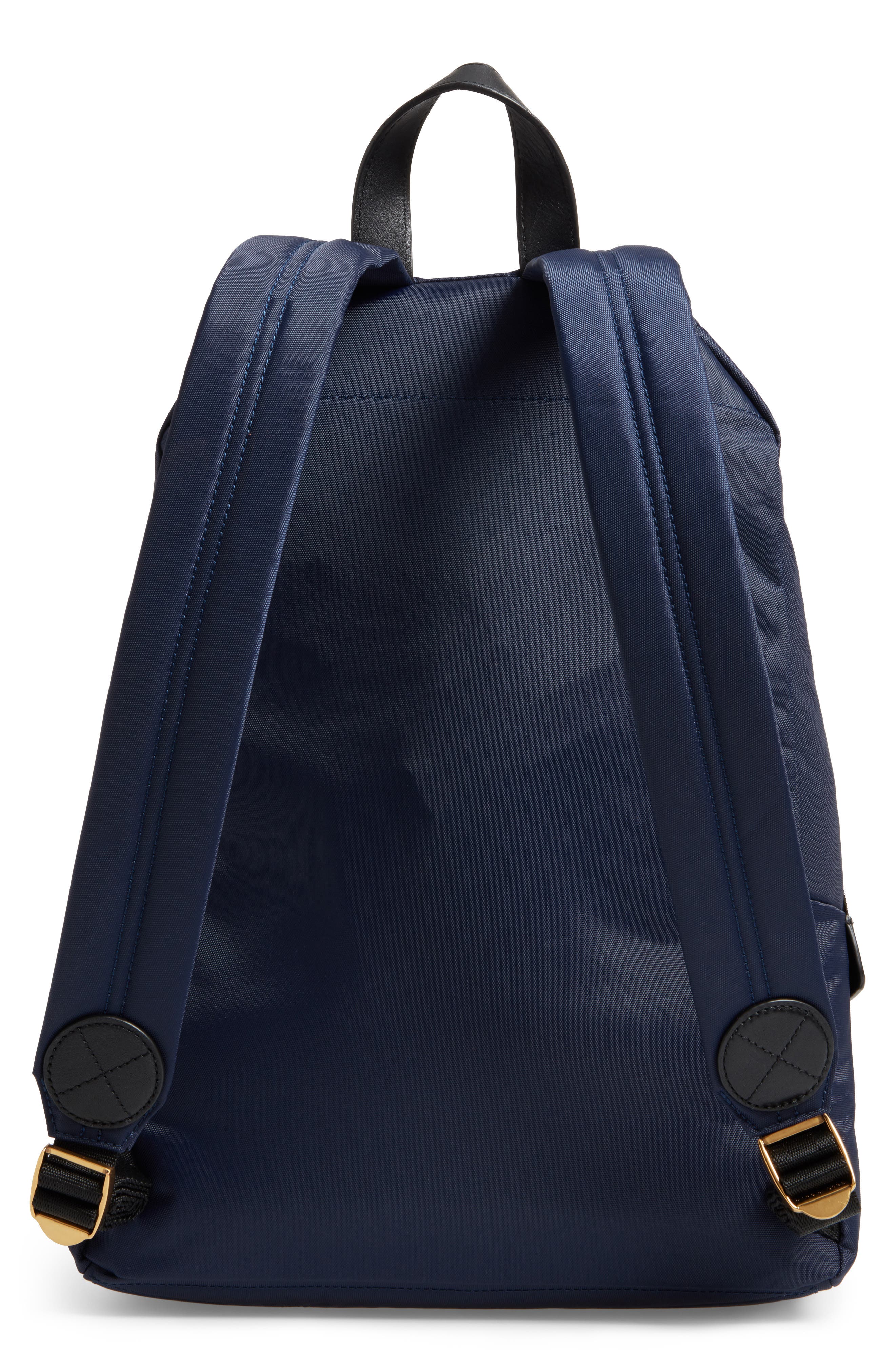 MARC JACOBS Biker Nylon Backpack, Alternate, color, MIDNIGHT