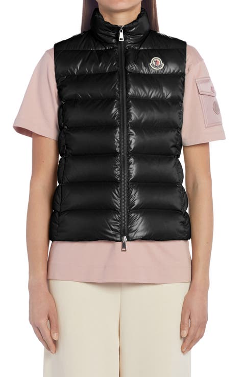 Ghany Nylon Laqué Down Puffer Vest