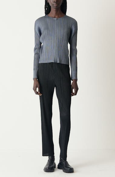 Pleats Please Issey Miyake Monthly Colors May Pleated Zip Front