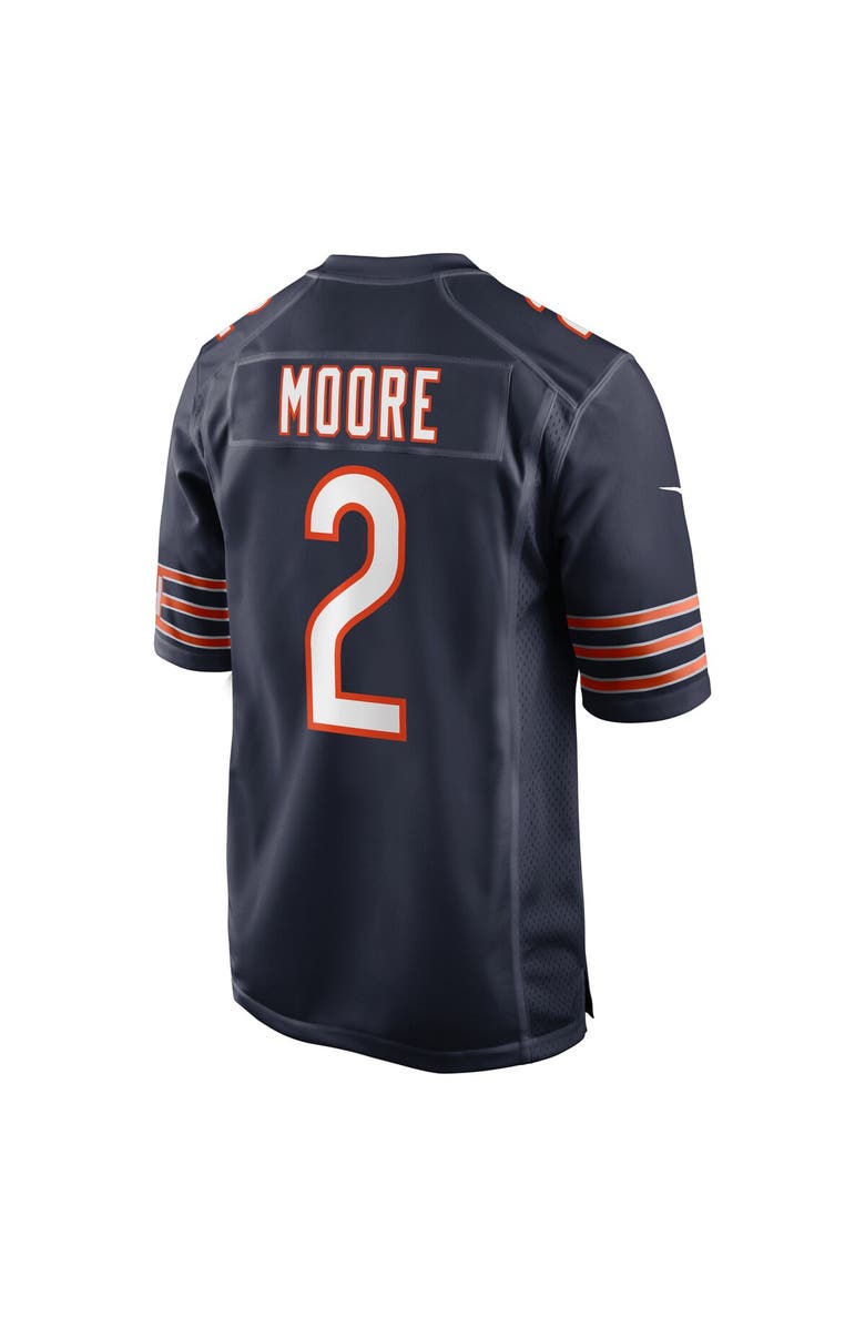 Nike Men's Nike D.J. Moore Navy Chicago Bears Team Color Game Jersey, Alternate, color, Navy
