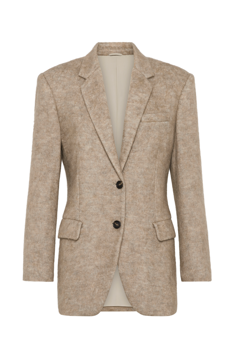 Brunello Cucinelli Knit blazer with monili, Main, color, 