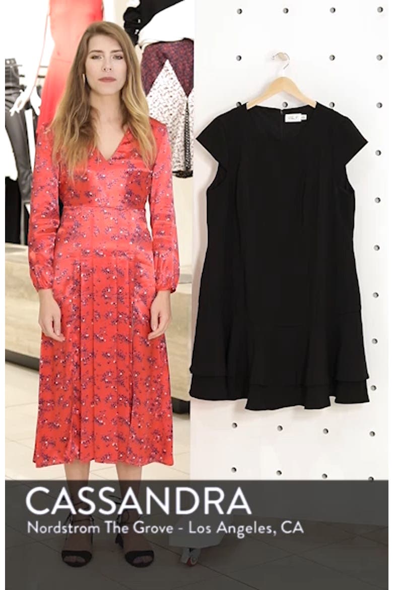 Crepe Drop Waist Dress video