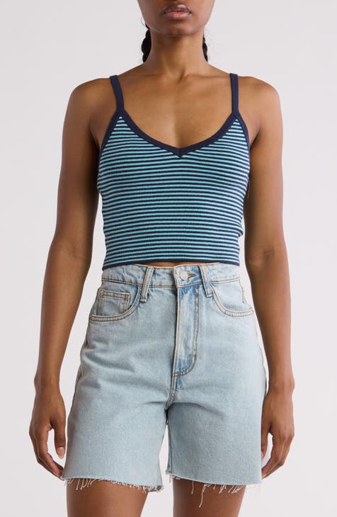 Astrid Stripe Crop Camisole