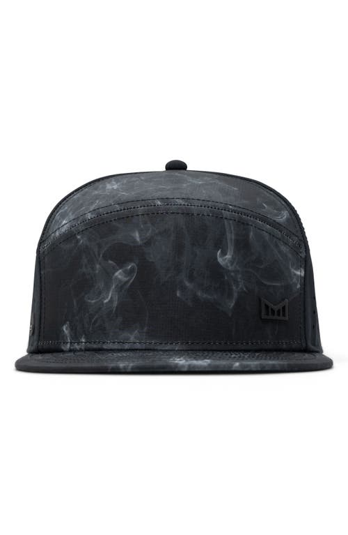 Melin Trenches Icon Hydro Performance Snapback Hat In Smoke