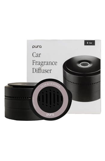 Pura X Becki Owens Teak & Leather Car Diffuser