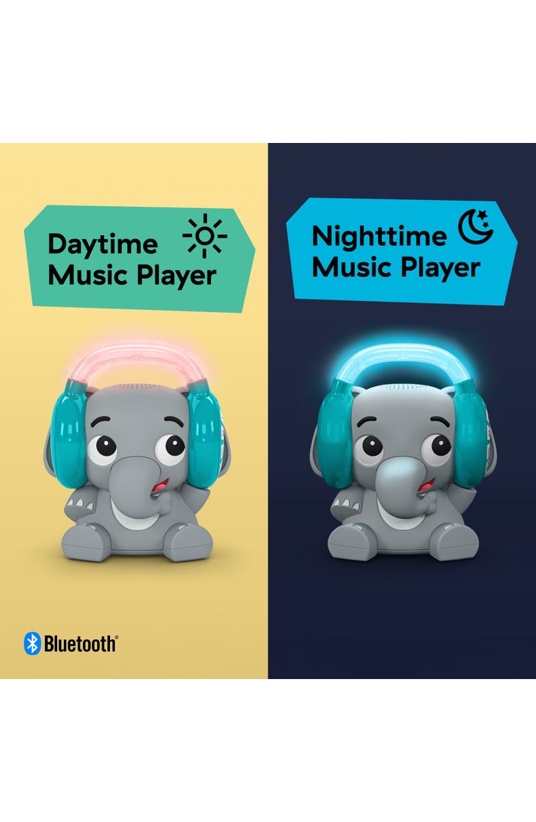 Baby Einstein Earl the Elephant Bluetooth Soother Streaming Sound Machine & Night Light, Alternate, color, Green