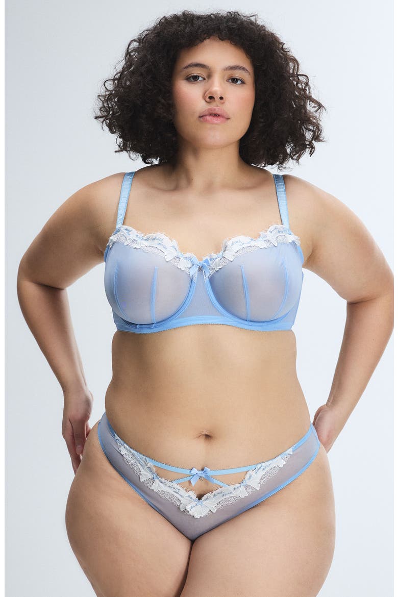 Take a Vow Brazilian Briefs, Alternate, color, ENDLESS BLUE