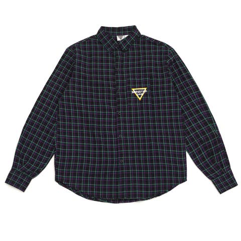 Grave Digger Long Sleeve Button Down Shirt