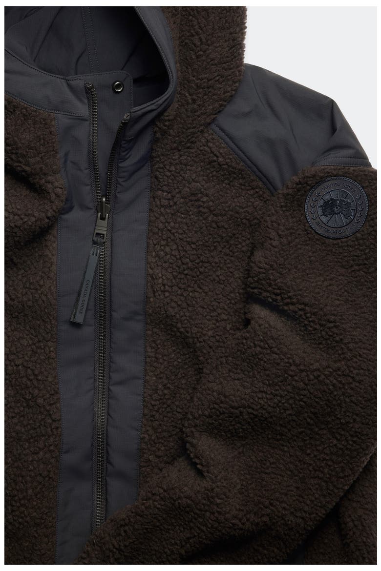 Alberni Reversible High Pile Fleece Bomber Jacket, Alternate, color, TERRA/ NOCTURNE