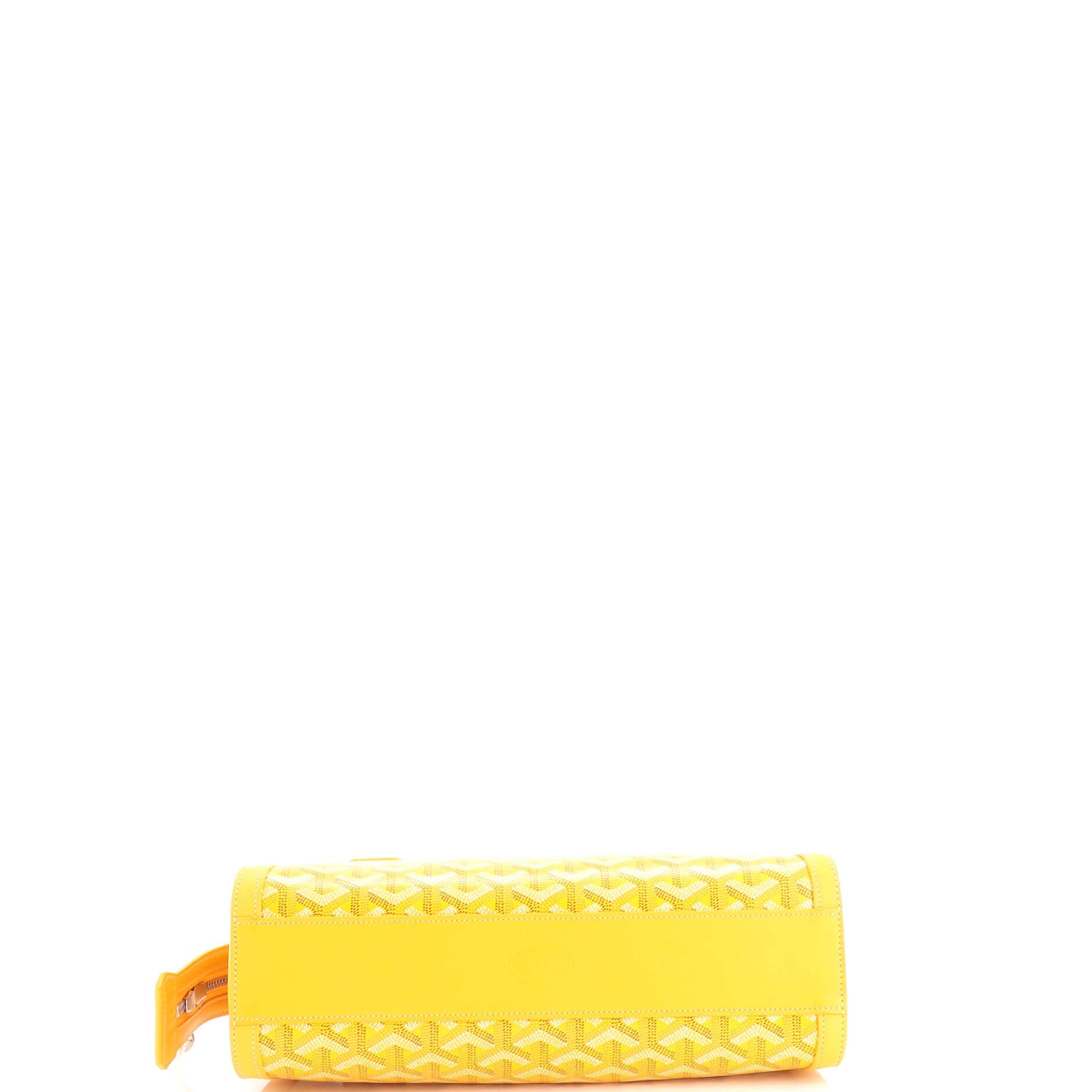 Bonbonniere Bag Coated Canvas, Alternate, color, Yellow