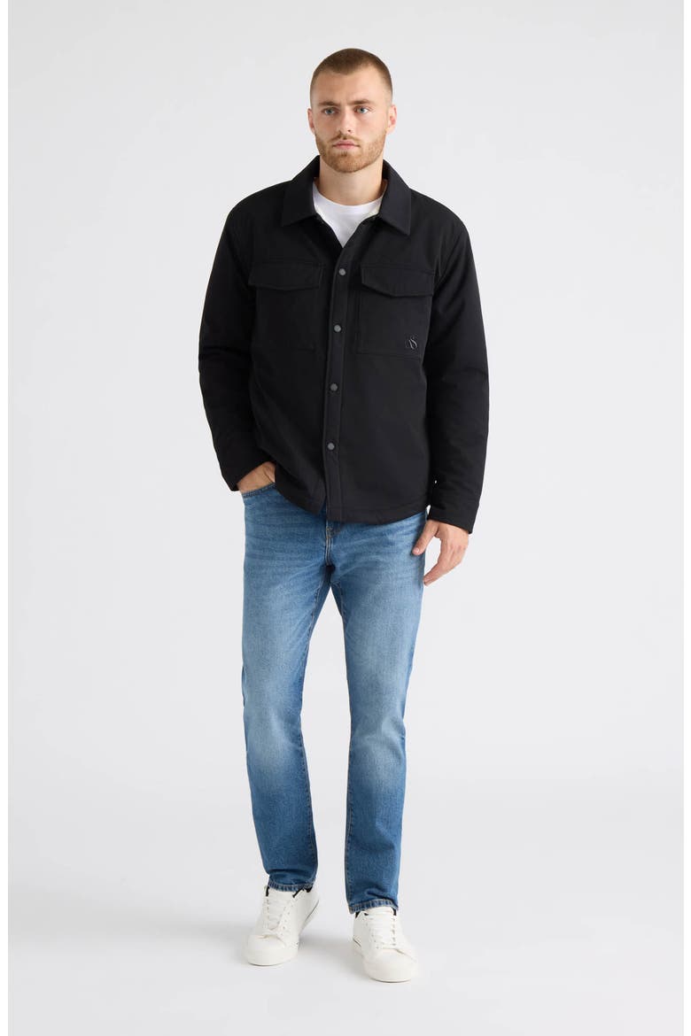 Kyle Twill Shirt Jacket, Alternate, color, BLACK