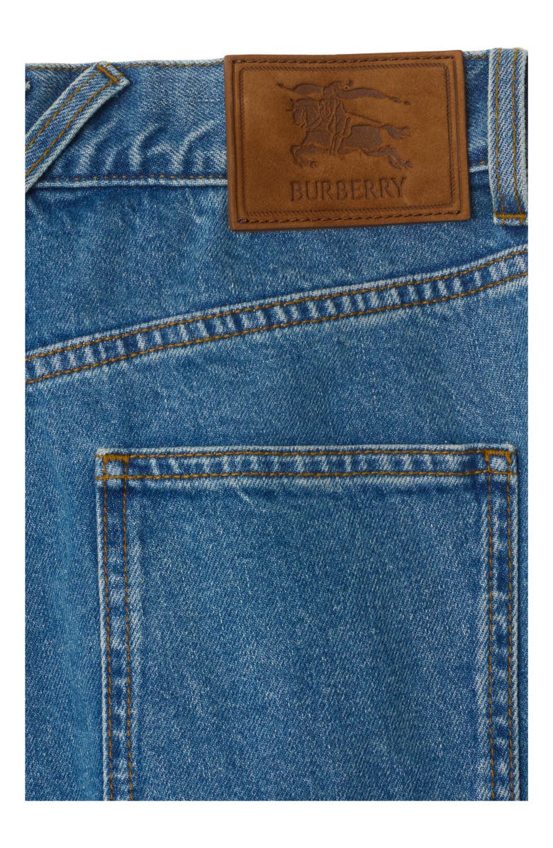 Burberry High Rise Bootcut Jeans, Alternate, color, Mid Blue