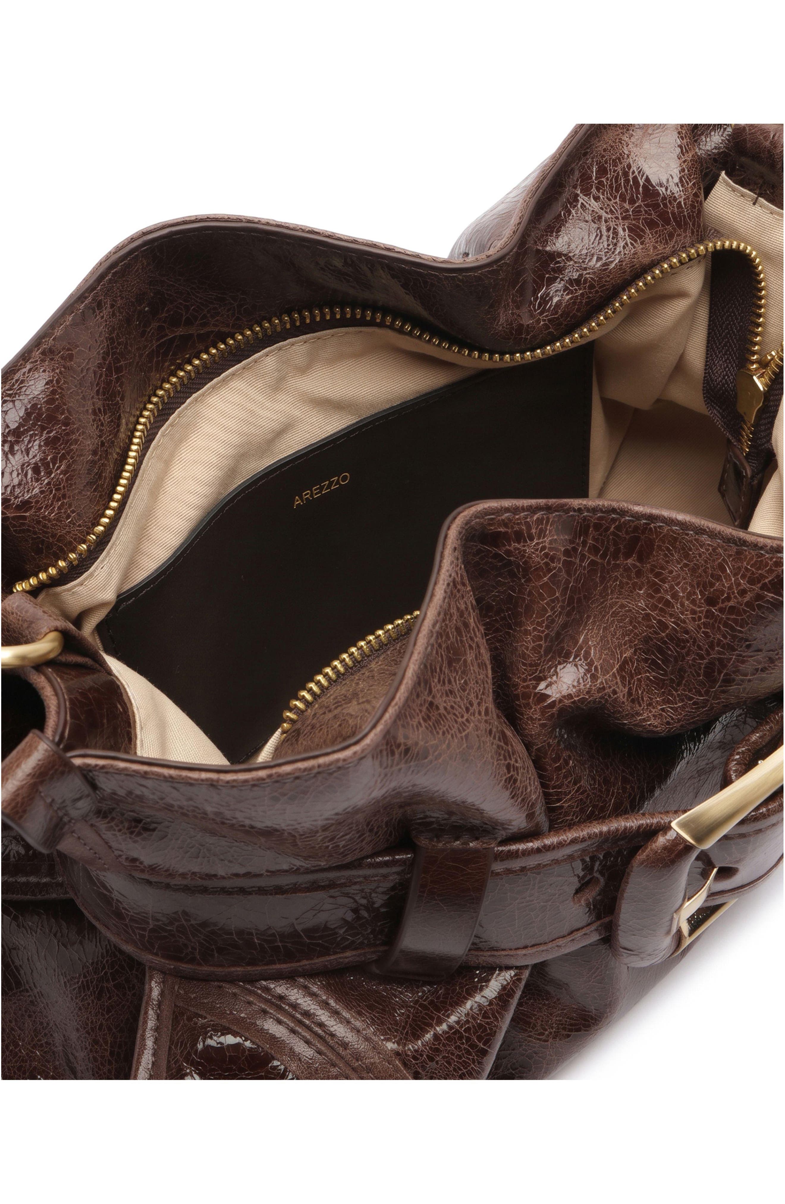 Riley Small Leather Shoulder Bag, Alternate, color, NEW COCOA