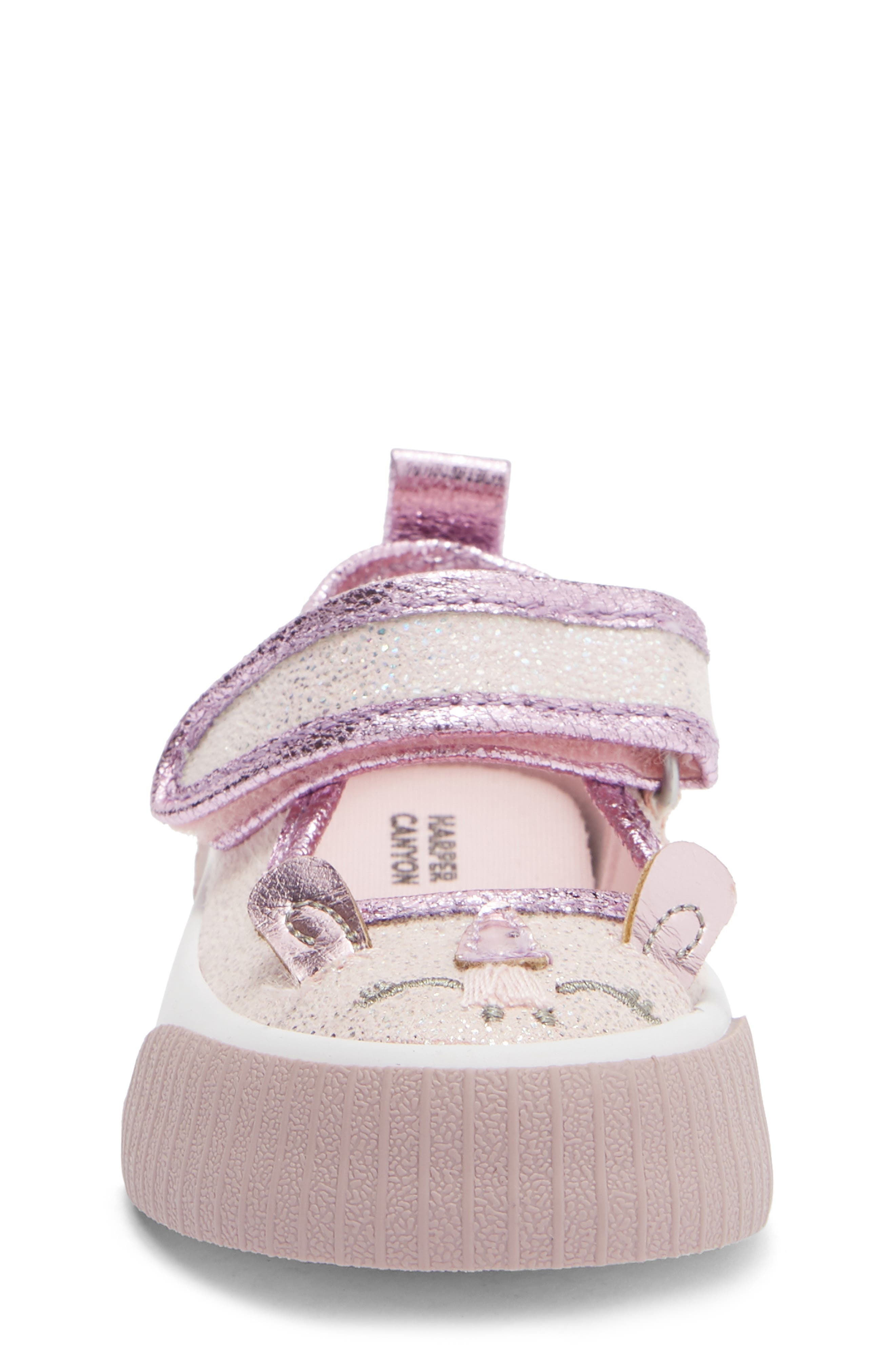 Kids' Pixie Unicorn Mary Jane Sneaker, Alternate, color, PURPLE SHIMMER