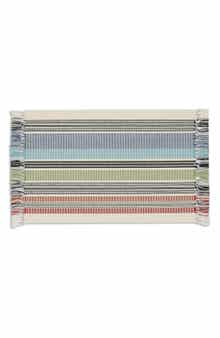 Design Imports Stripe Set of 4 Placemats