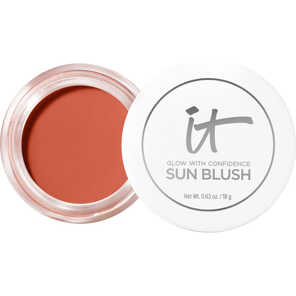 It Cosmetics Glow With Confidence Sun Cream Blush In Sun Warmth 30
