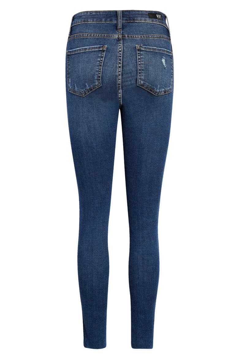 Donna Fab Ab Button Fly High Waist Ankle Skinny Jeans, Alternate, color, PERSUANCE