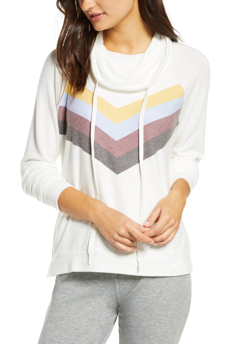 Peachy Lounge Hoodie, Main, color, IVORY