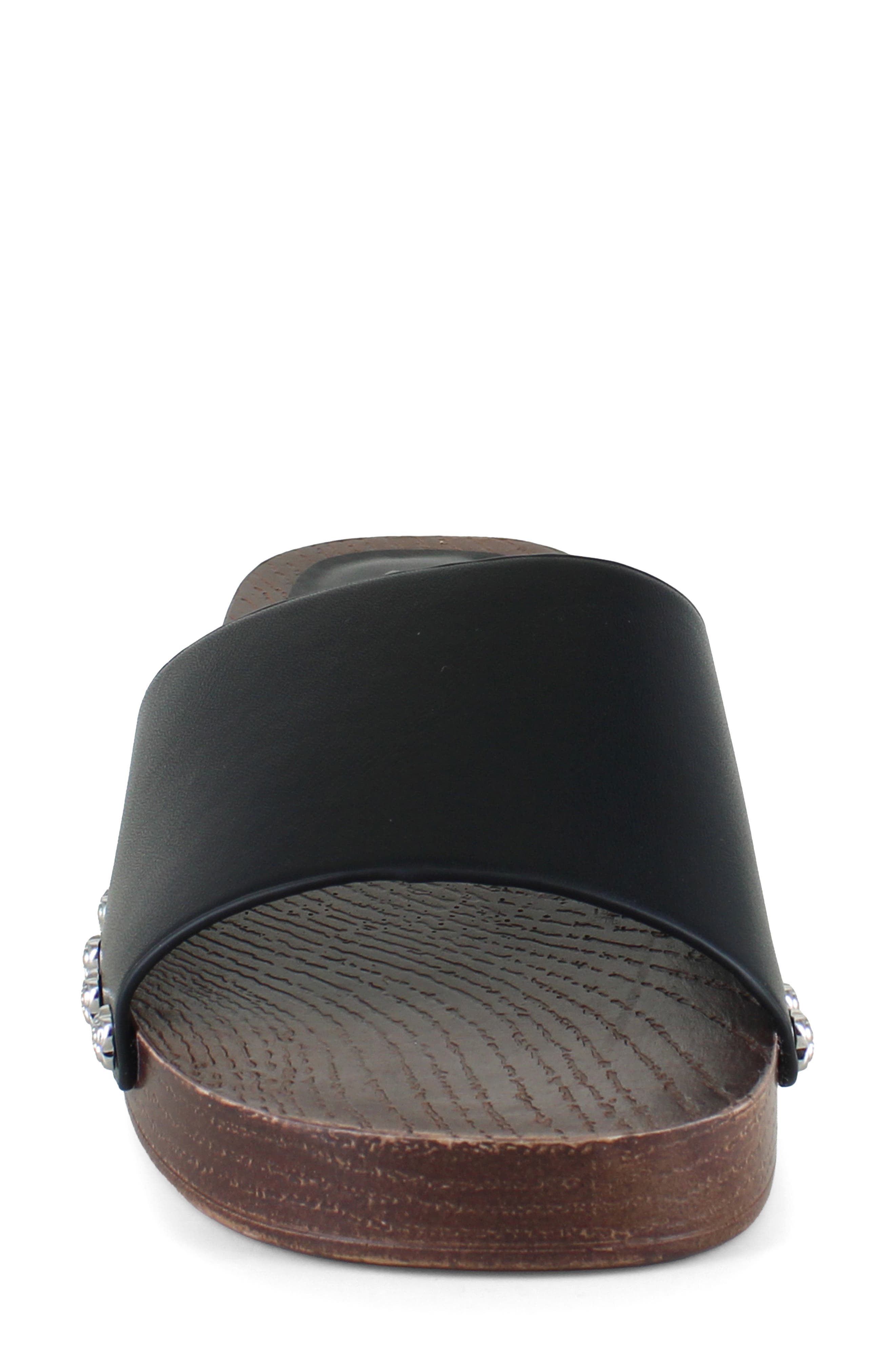 Mila Slide Sandal, Alternate, color, BLACK
