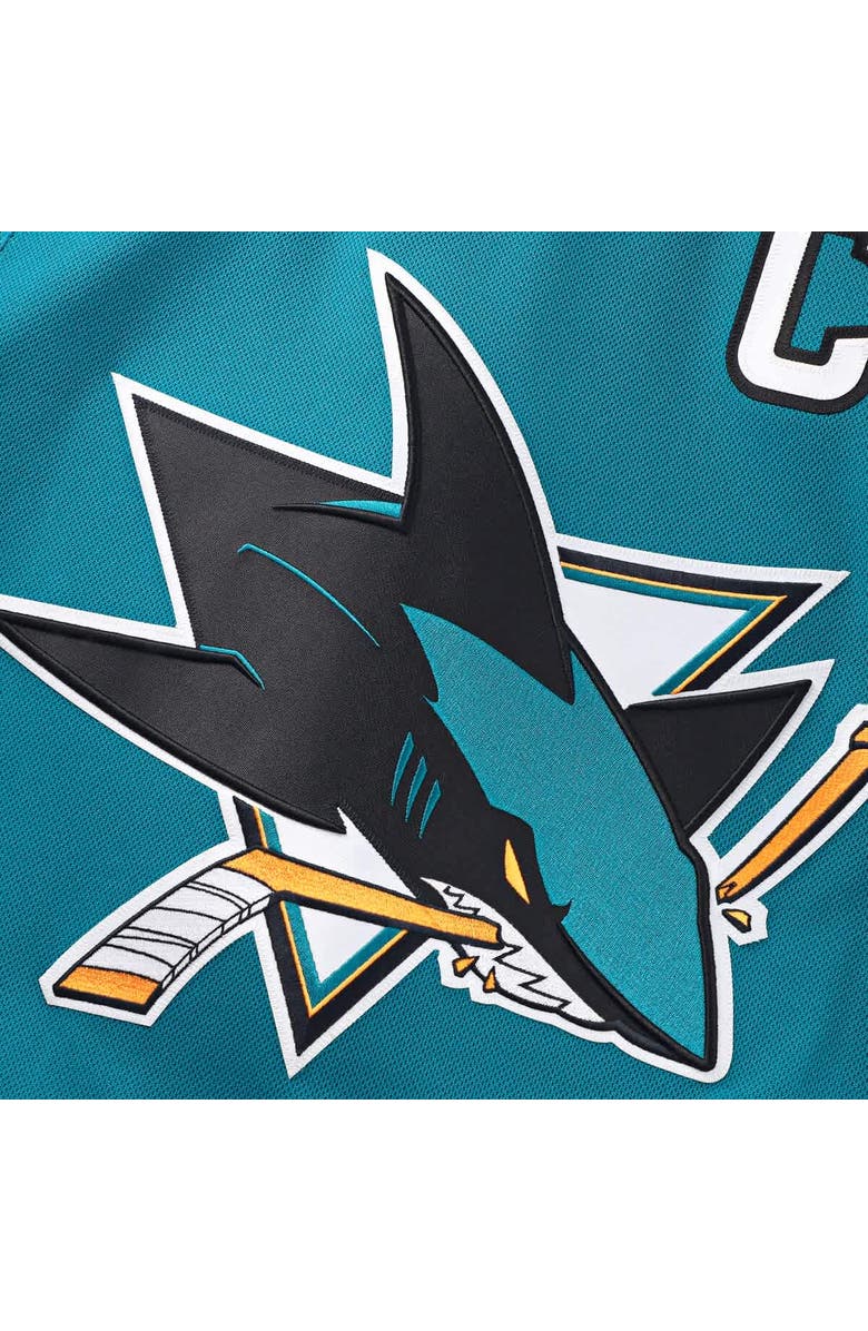 FANATICS Men's Fanatics Logan Couture Teal San Jose Sharks Home Premium Jersey, Alternate, color, 