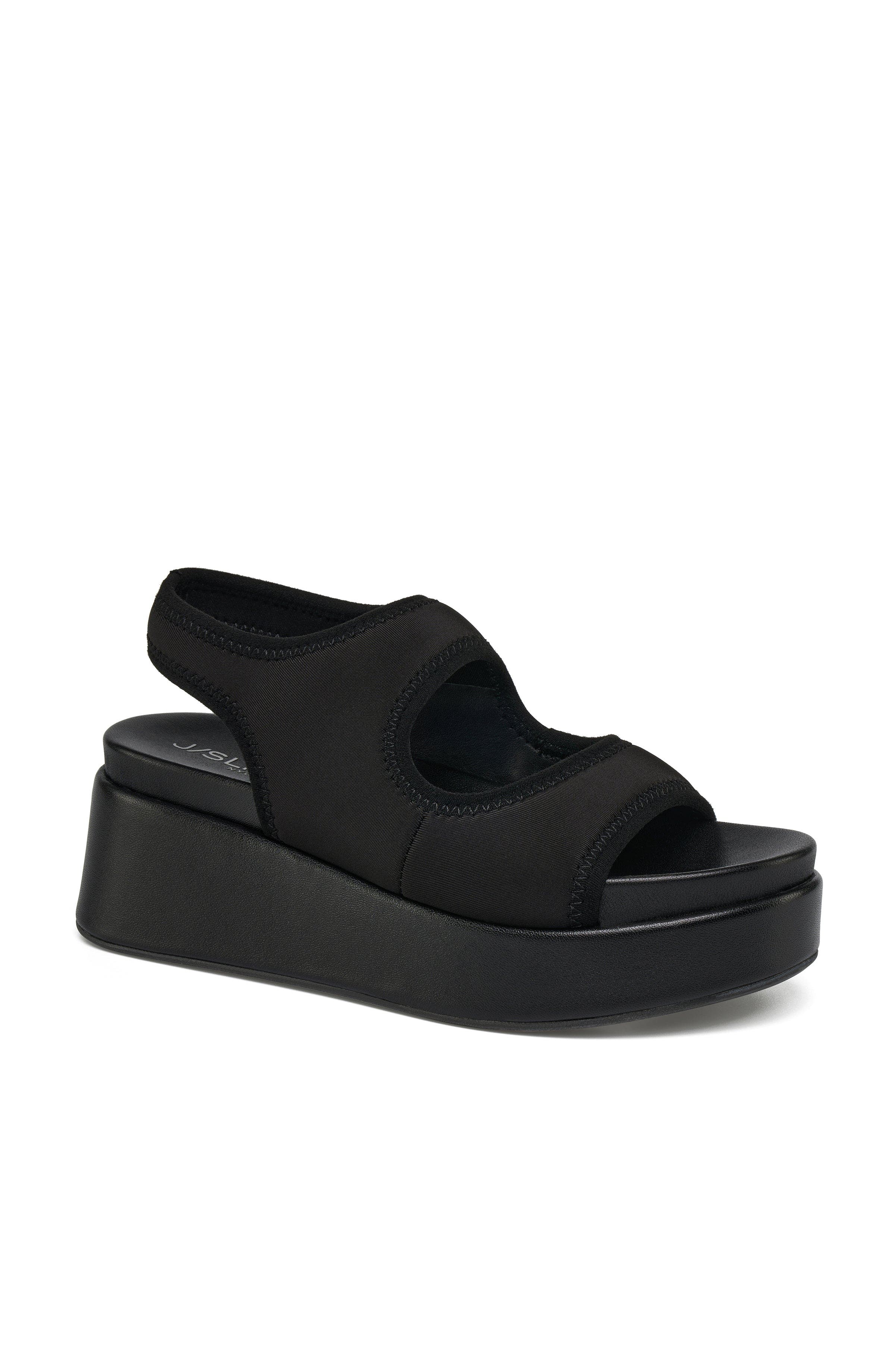 Blair Sandal, Main, color, BLACK