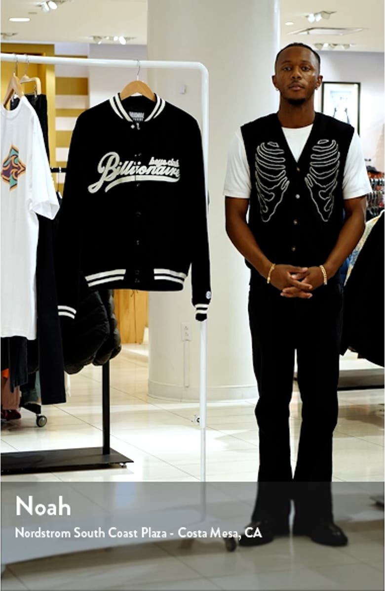 Space Crew Corduroy Bomber Jacket, sales video thumbnail