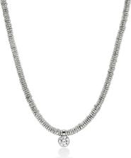 John Hardy JH Lovestruck™ Heishi Pendant Necklace, Sterling Silver, Lab-Grown Diamond, 1.0TCW
