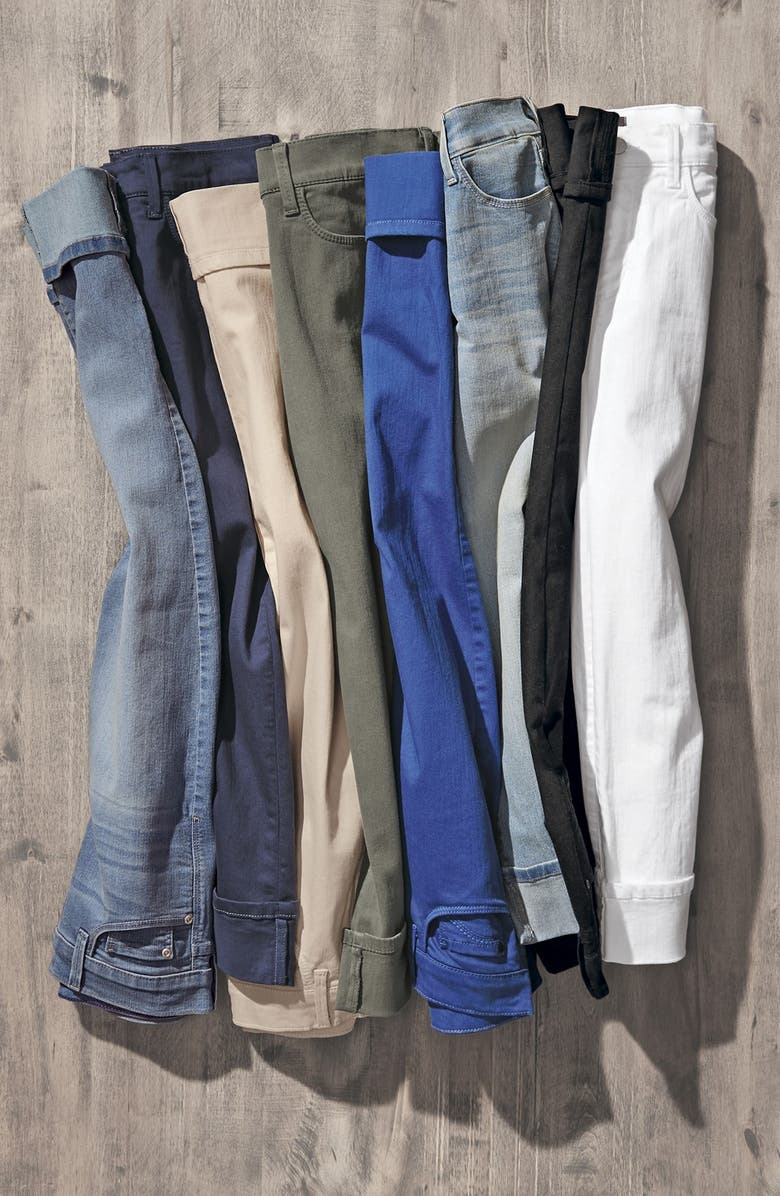 NYDJ 'Dayla' Colored Wide Cuff Capri Jeans, Alternate, color,