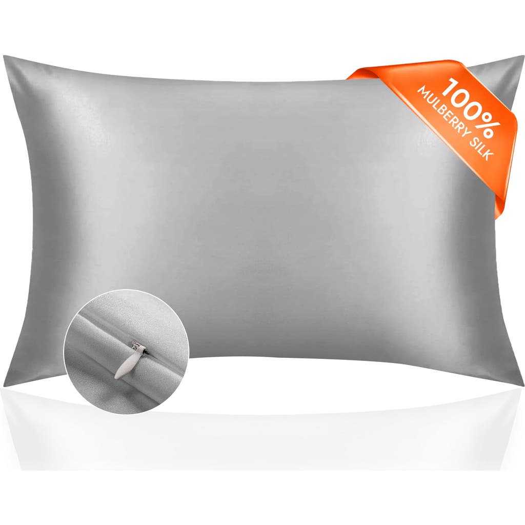 Silksilky 22momme Mulberry Silk Hidden Zipper Pillowcase